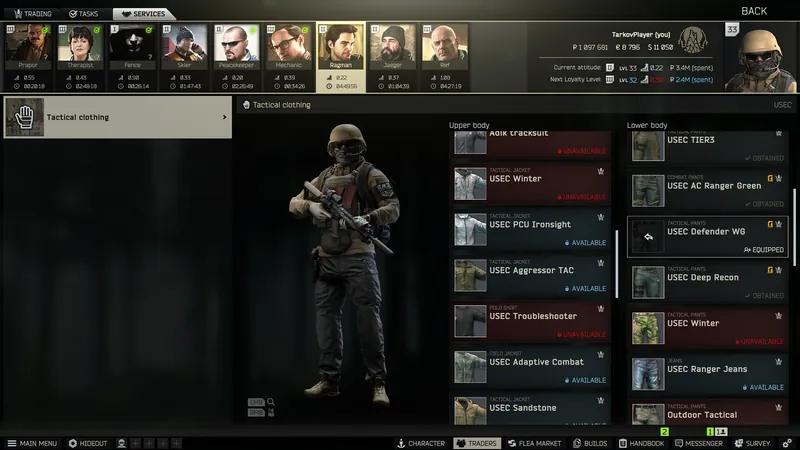 Oficjalna gra Escape from Tarkov.